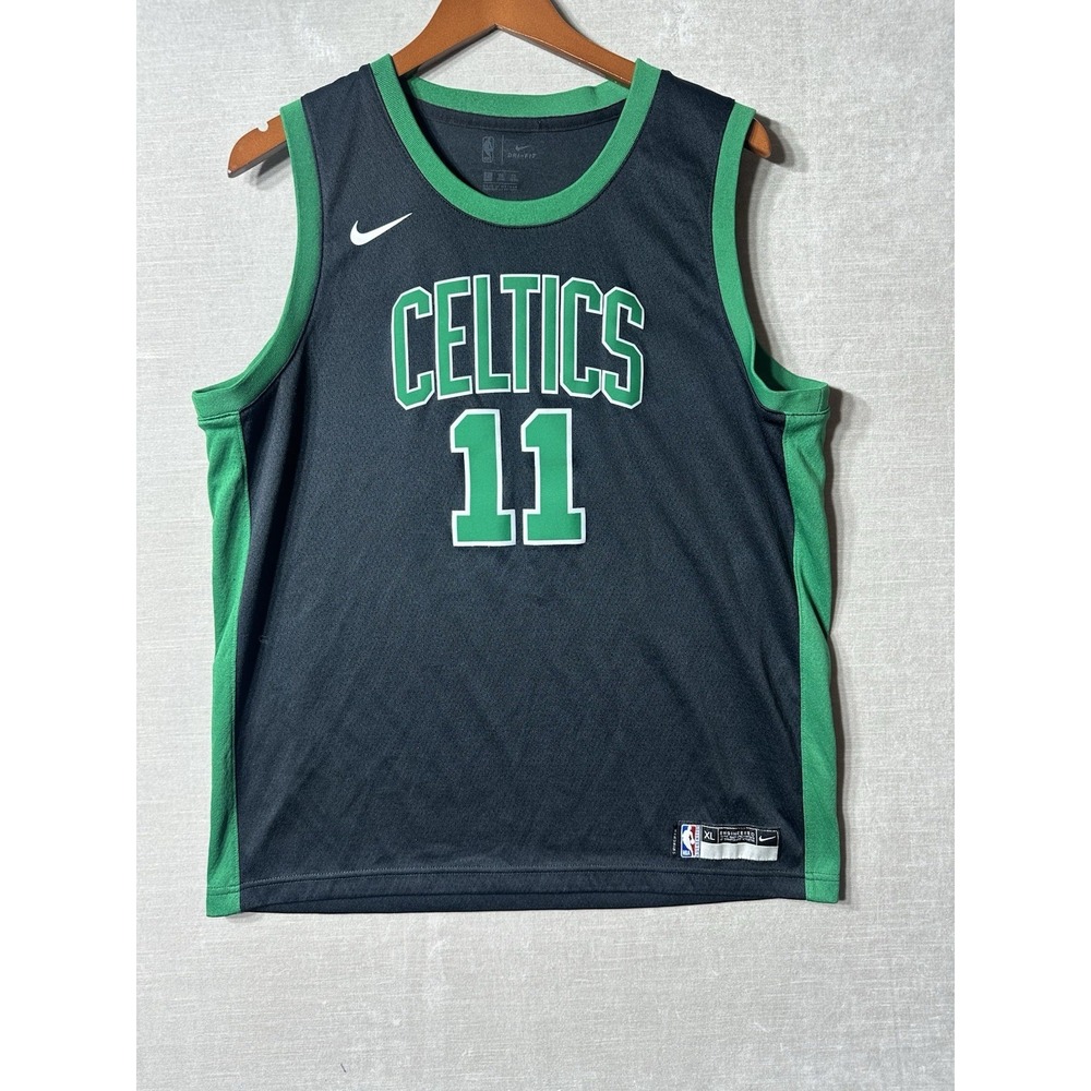Nike Boston Celtics Kyrie Irving #11 Swingman Away Jersey Youth Size XL Black